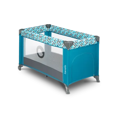 Lionelo Stefi manēžas gultiņa, zaļi tirkīza