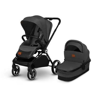 Universālie rati Lionelo Mika 3in1, Pelēks Grafīts