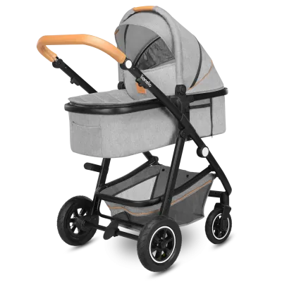 Universāls ratiņi Lionelo Amber 3in1, Grey Stone