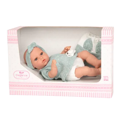 Arias mazulis ar maisiņu, zaļš, raud, 33 cm. 