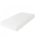CebaBaby paklodė su guma jersey, 120*60, balta