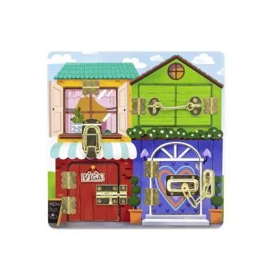 Viga 44653 "Atvērt un aizvērt" spēles dēlis - Mājiņa