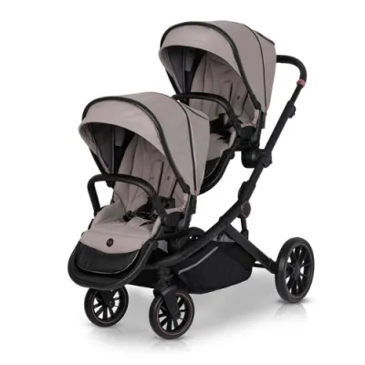 Dvīņu bērnu rati Cavoe Avec, Taupe