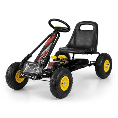 Milly Mally kartingas su pedalais Thor, Black