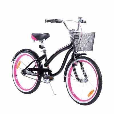 Dviratukas TOMABIKE "CRUISER" 18, Black / Pink