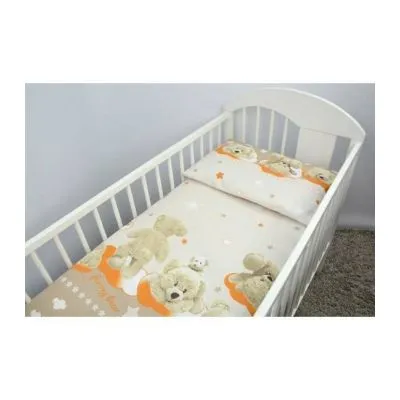 120/90 cm. Ankras 2 daļu gultas veļas komplekts "Funny Bear"