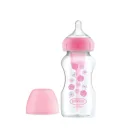DR.BROWN'S pudelīte OPTIONS+ ar platu kakliņu, 270ml, rozā, Floral