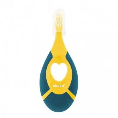 Akuku pirmasis dantų šepetėlis 0-2 m., A0158