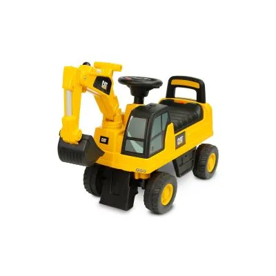 Rotaļlietas Paspiežama mašīnīte ekskavators CAT
