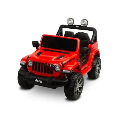 Elektromobilis Toyz JEEP RUBICON, SARKANS