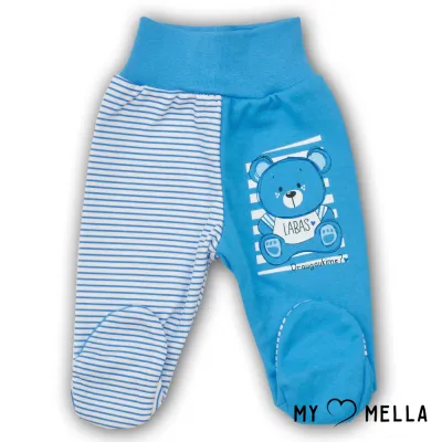 Bikses ar pēdiņām zīdaiņiem LABAS, zilas, 56 cm.