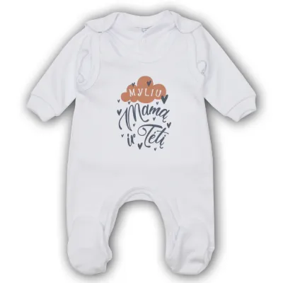 Šļūtenes un krekliņi "Mīlu", balti, 56-62cm.