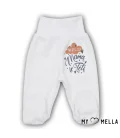 Bikses ar pēdiņām zīdaiņiem "Mīlu", baltas, 56-62cm.