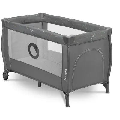 Maniežinė lovytė Lionelo Stefi Plus, Grey Multicolor