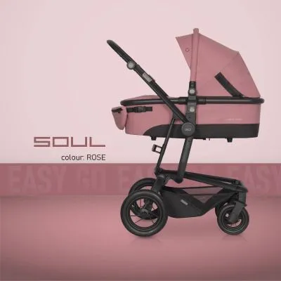 1in1 Bērnu rati Easy Go Soul Air, Rose