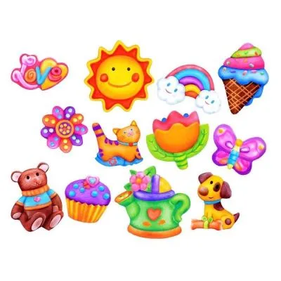 Kreatīvs magnētu komplekts 12 gab. 