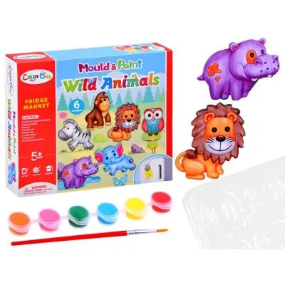 Kreatīvais komplekts magnētu izgatavošanai "Dzīvnieki" ZA3770