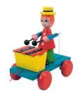 Velkams rotaļlieta - klauns ar ksilofonu, 90198