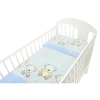 135/100 cm. Ankras 2 daļās gultas veļas komplekts "Leon", Zils