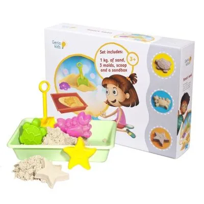 RADOŠAIS KOMPLEKTS GUDRĀS SMILTIS 1 KG AR SMILŠUKASTI UN 3