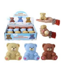 ANTISTRESINIS SUSPAUDŽIAMAS MEŠKIUKAS 8 CM. 