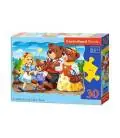 CASTORLAND PUZLE GOLDILOCKS UN TRĪS LĀČI 30 DETAĻAS 4m+