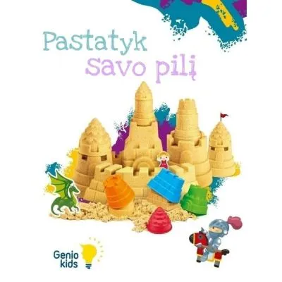 GENIO KIDS RINKINYS IŠMANUSIS SMĖLIS PASAKŲ PILIS SU