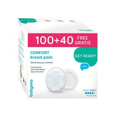 BabyOno krūštura ieliktņi COMFORT, 140 gab. 