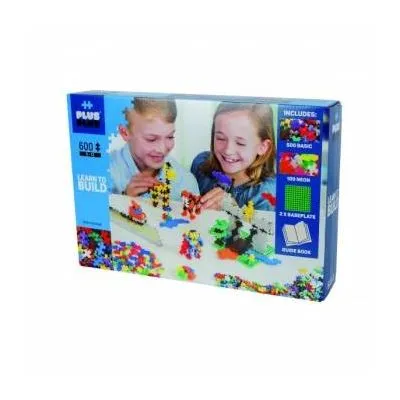 Plus Plus PRADŽIAMOKSLIS, bazinių-neoninių spalvų, 5M+, 5008