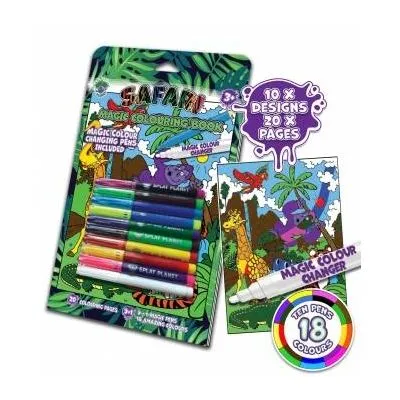 Splat Planet burvju krāsojamā grāmatiņa SAFARI, SP42662