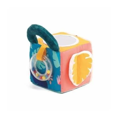 LUDI medžiaginis veiklos kubas, lapeliai, L30088