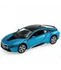 KiNSMART automobilis, BMW i8, mėlynas