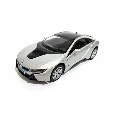 KiNSMART automobilis, BMW i8, sidabrinis