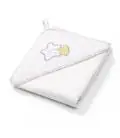 Babyono dvieļu ar kapuci frotē 100x100, balts, 142/07