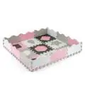 Milly Mally dėlionė/sustatomas kilimėlis Jolly 3x3 Shapes - Pink Grey