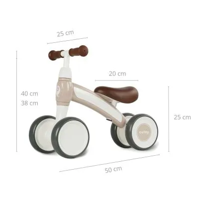 Qplay līdzsvara ritenis Cutey Retro Bēšs