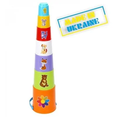 Technok lavinamoji piramidė su kibirėliu, 1+