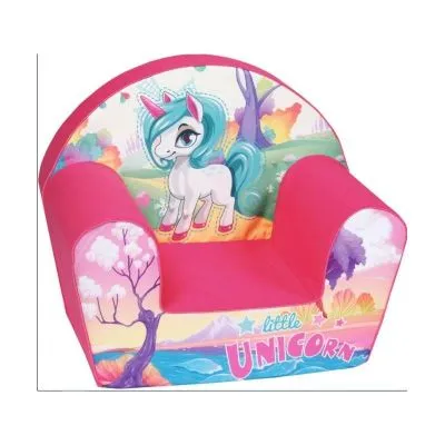 Tamsiai rožinis foteliukas - Unicorn