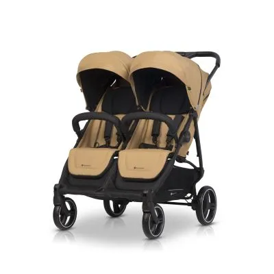 Ratiņi dvīņiem Euro-cart Doblo, Camel