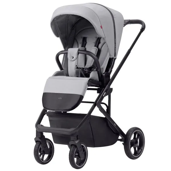 Divpusējais sporta ratiņš Carrello Alfa, Feather grey
