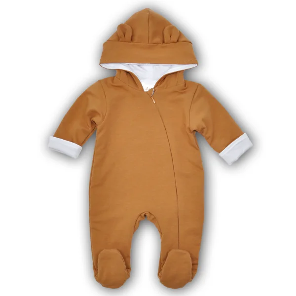 Dubultais kombinezons zīdaiņiem, Kakao, 62 cm.