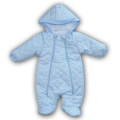 Pašiltintas kombinezonas kūdikiams, Melsvas, 62 cm.