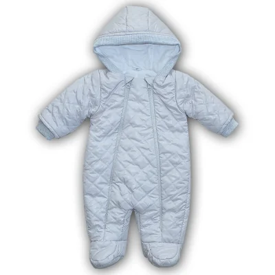 Pašiltintas kombinezonas kūdikiams, Pilkas, 62 cm.