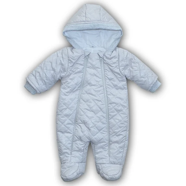 Siltināts kombinezons zīdaiņiem, Pelēks, 62 cm.