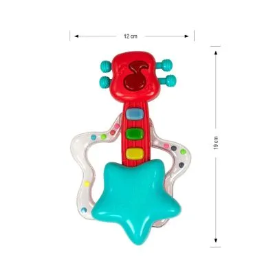 Milly Mally muzikinė gitara - Rock star - 0699 RED