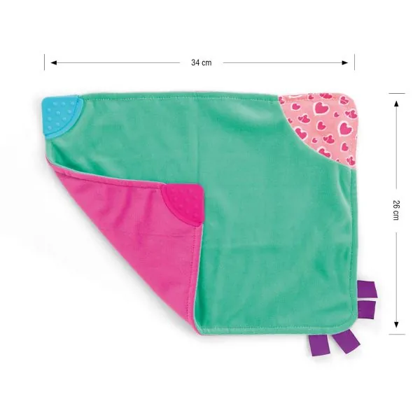 Milly Mally mīkstais miedziņš Kvadrātiņš, 14325 rozā