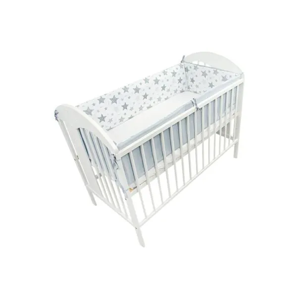 Ankras 360 cm. apsaugėlės lovytei New stars, pilka