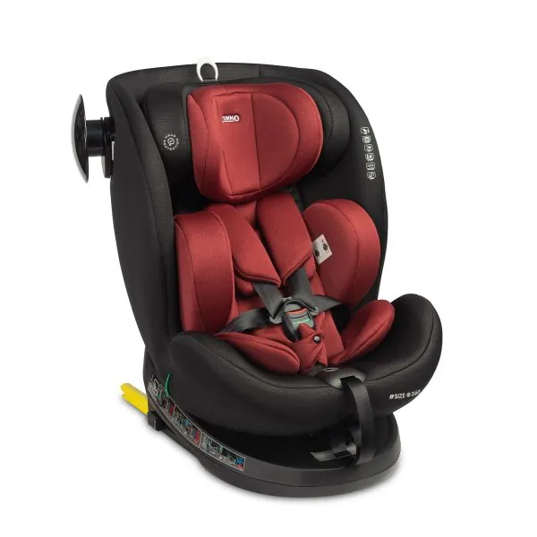 Autokrēsls Caretero Commo I-size 0-36 kg. 360., Burgundijas