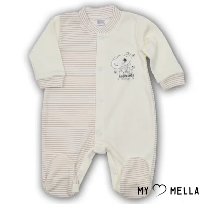 Kombinezons "Šypsenos", dzeltenīgs, 56-62 cm.