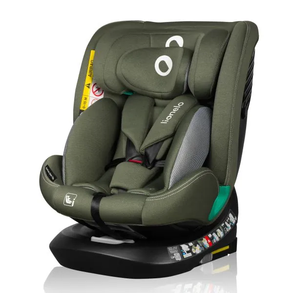 Autokėdutė Lionelo Bastiaan One I-size 0-36 kg. 360., Green olive